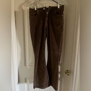 Women’s Brown Corduroy Flared Jeans